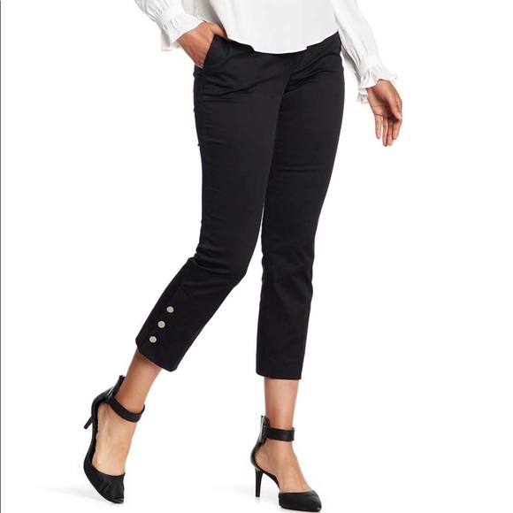 vertigo Pants - Vertigo Double Button Waist Capri